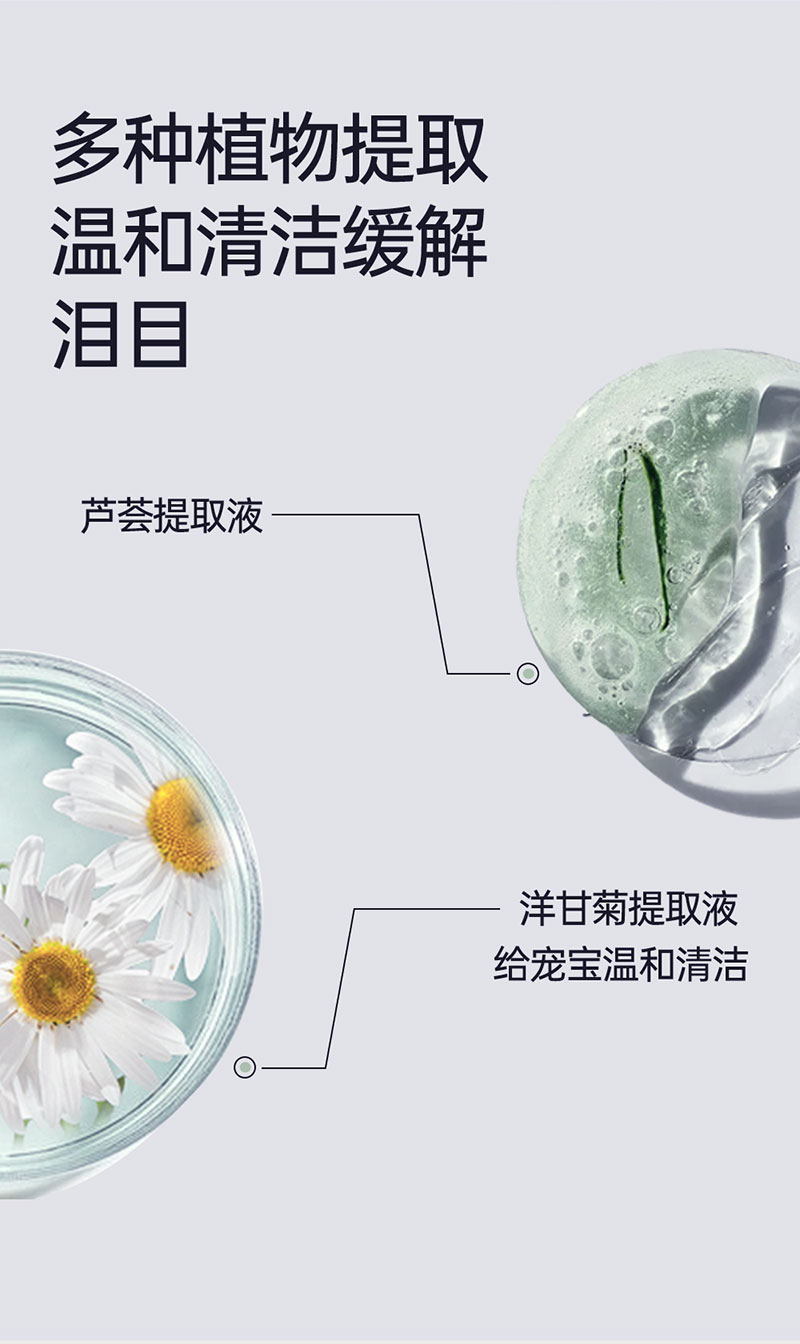 【JINCHONG今宠】宠物眼部湿巾  7无添加·0刺激舔趾无害 100片/盒