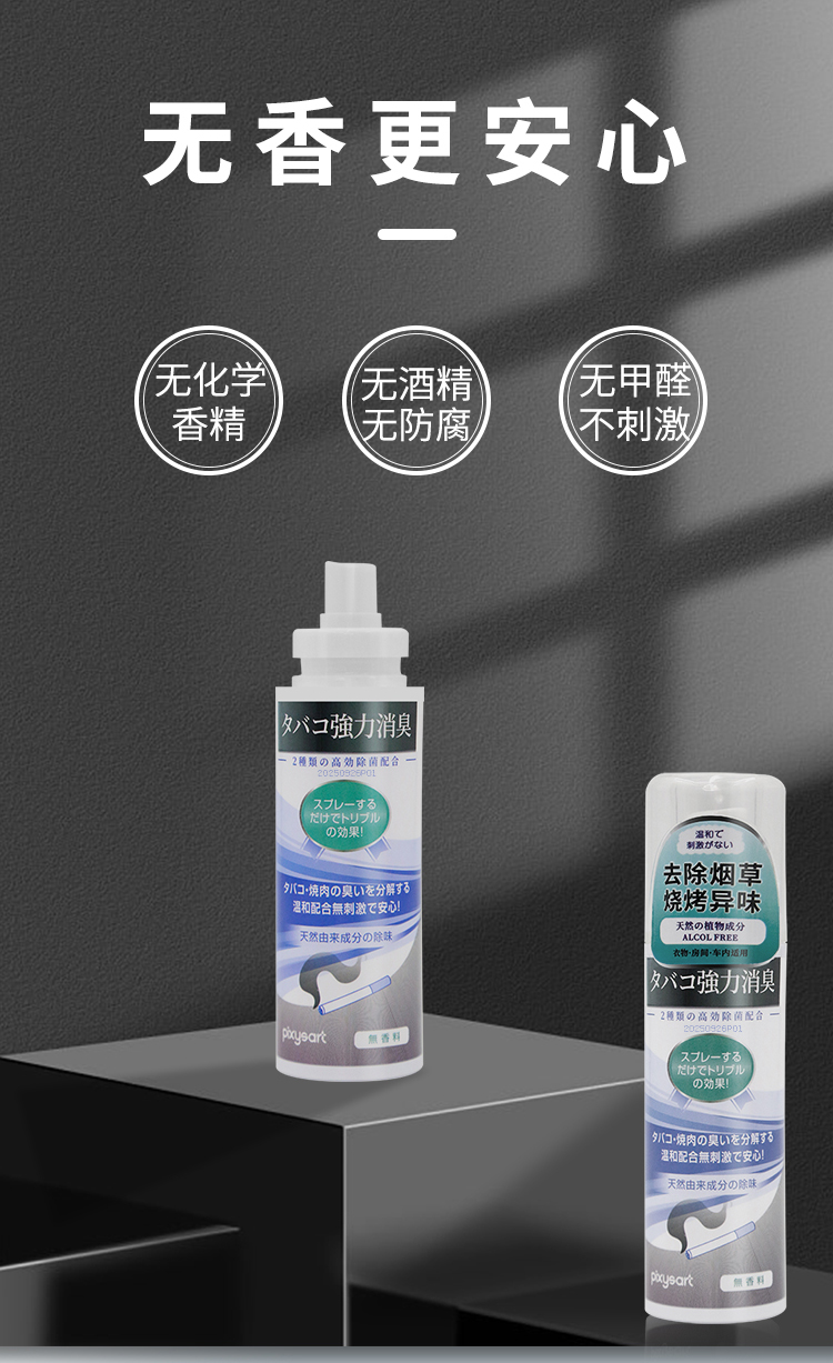 【原装进口】比克希  除烟味喷雾 100ml/瓶