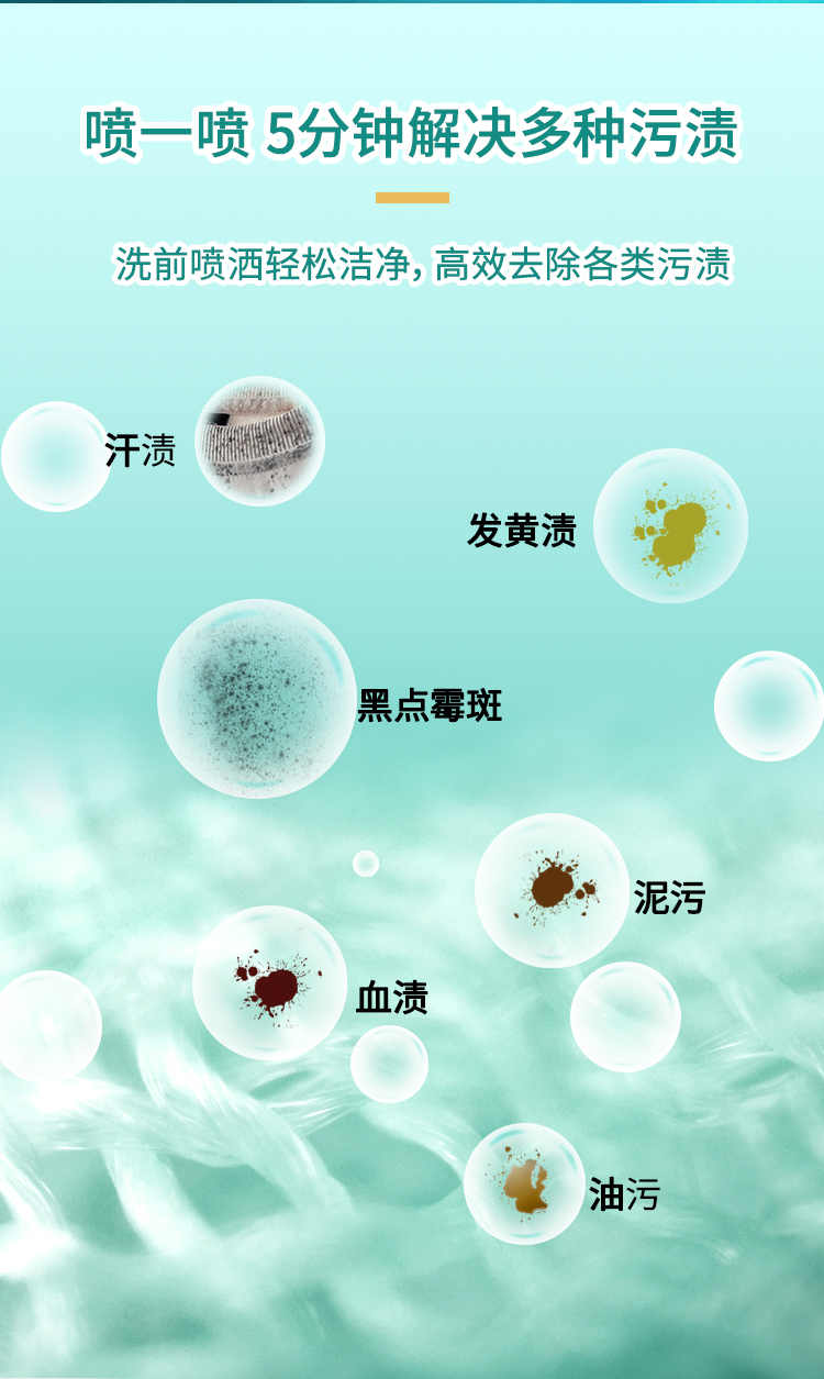 【原装进口】比克希   衣物除渍预洗喷雾  400g/瓶