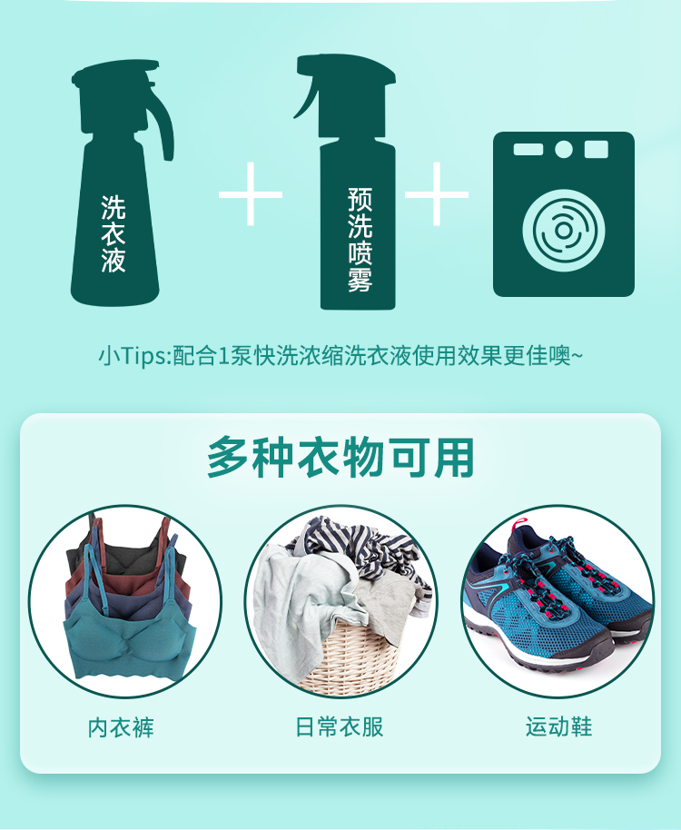 【原装进口】比克希   衣物除渍预洗喷雾  400g/瓶