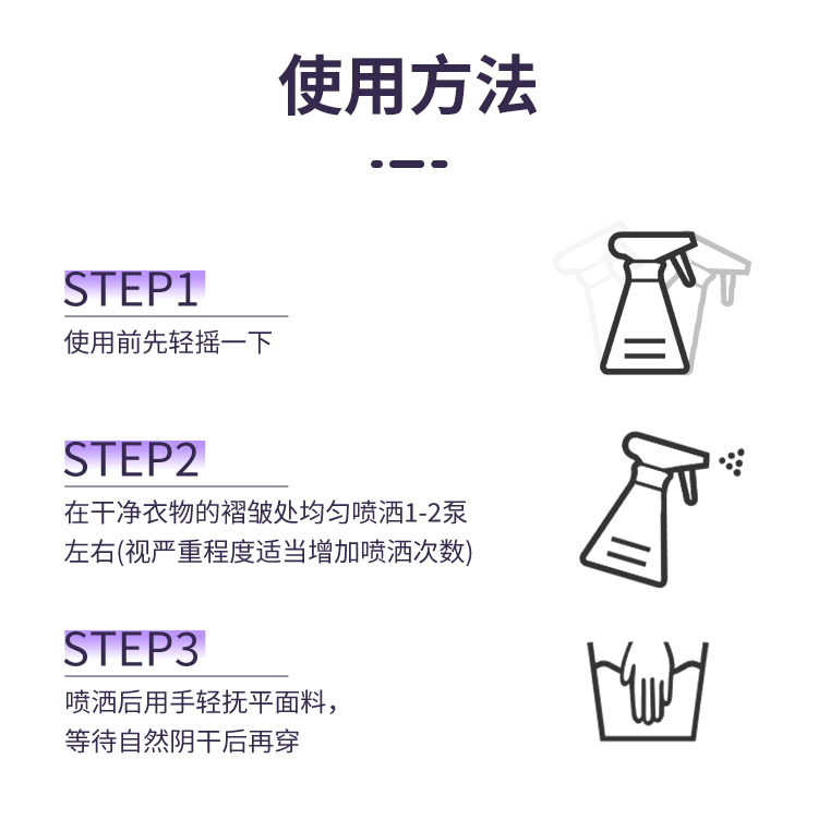 【原装进口】康安佳  衣物除皱防静电喷雾 白玉兰香味 473ml/瓶