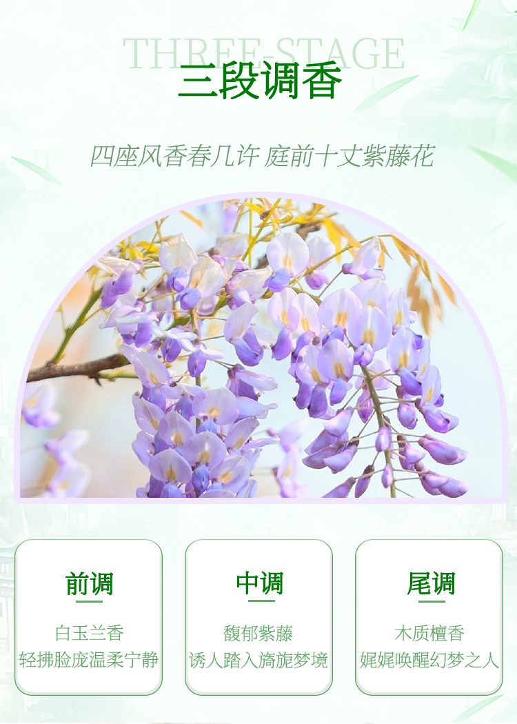 【绿之密语】 氨基酸保湿沐浴露  悦心紫藤  567ml/瓶