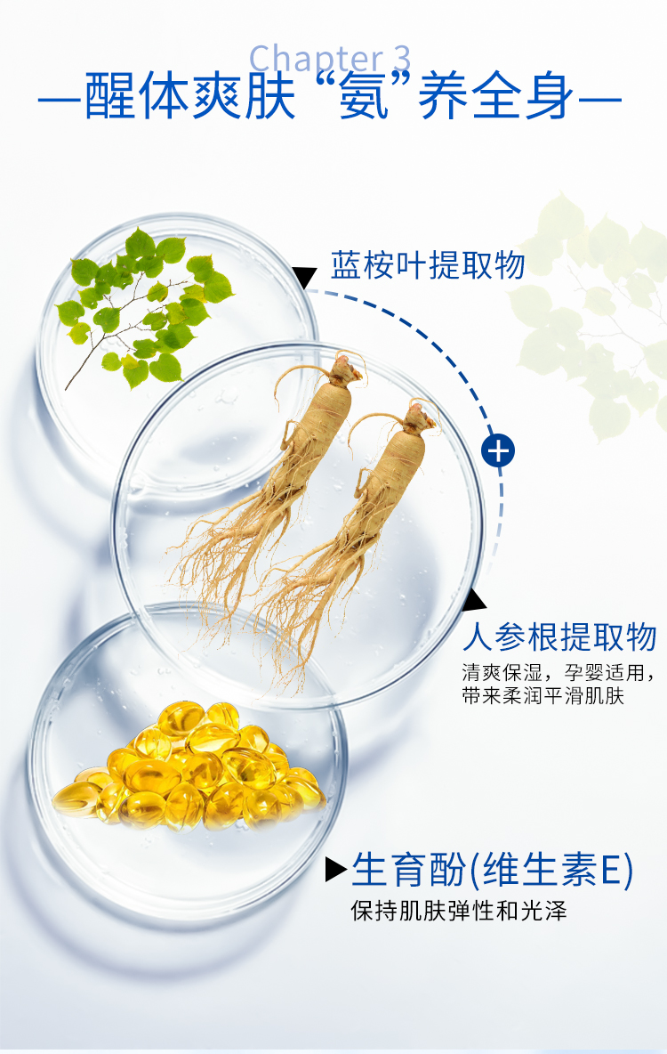 【原装进口】绿之密语 油性肌洗护沐旅行装 100ml/瓶(三瓶套装)