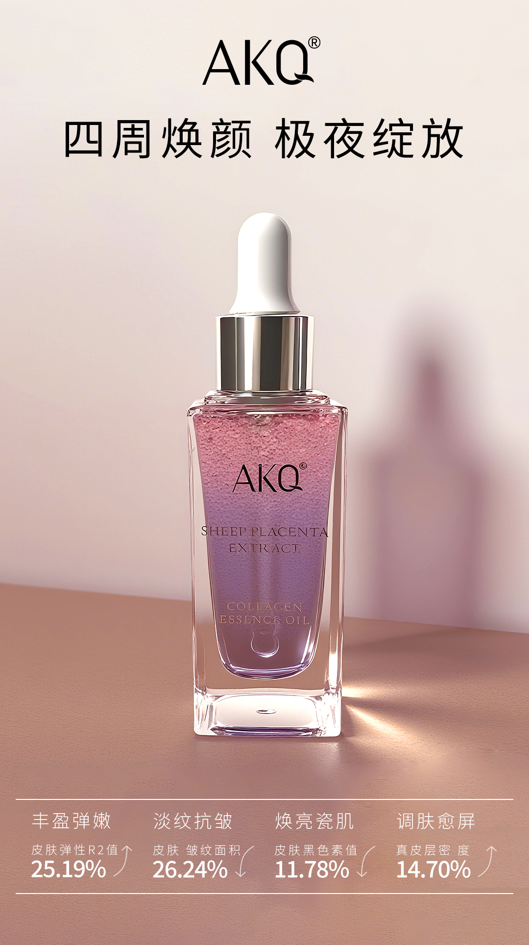 【兰蔻AKQ】羊胎素胶原微囊精华油 30ml/瓶（拍1瓶发2瓶）