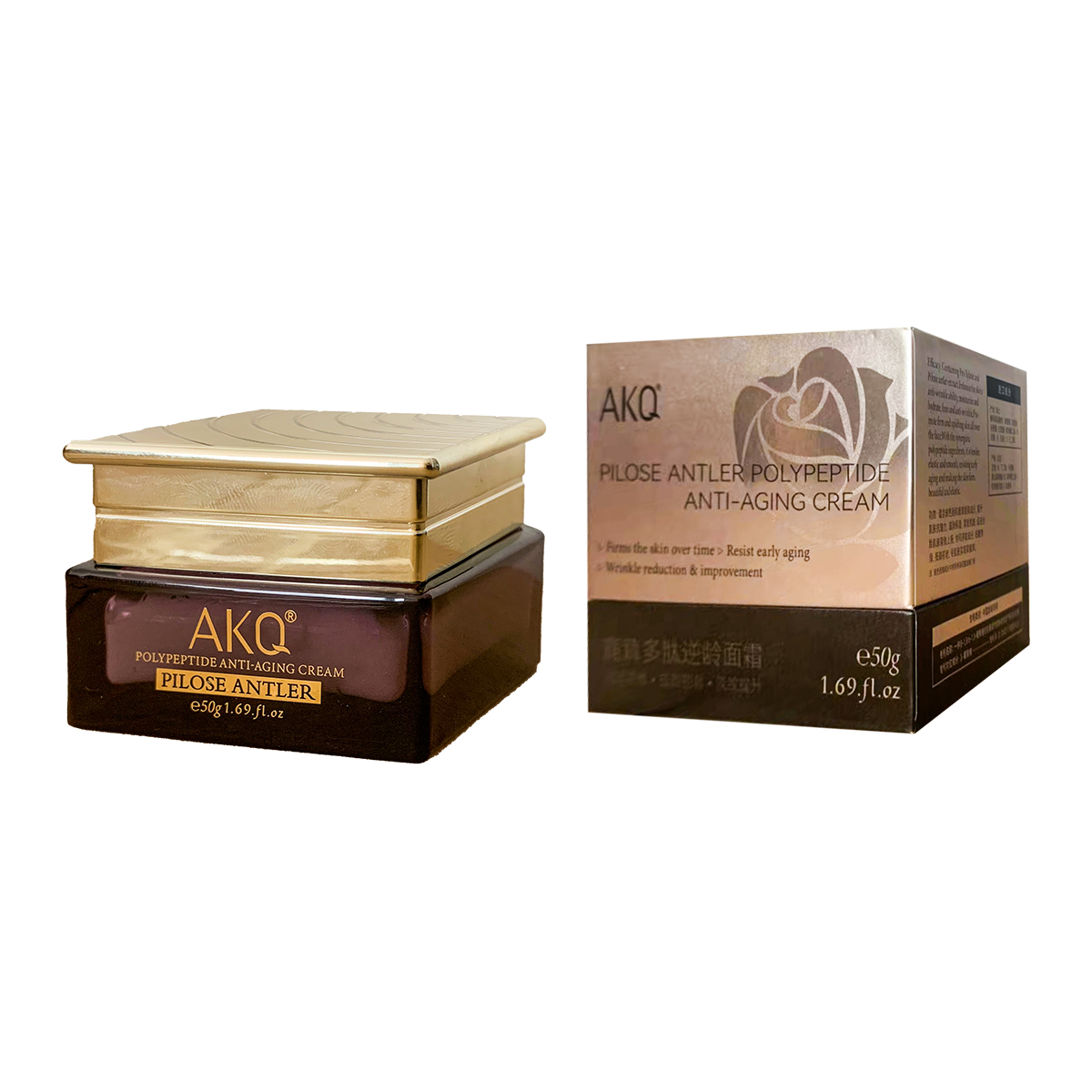 【兰寇AKQ】鹿茸多肽逆龄面霜 50g/瓶