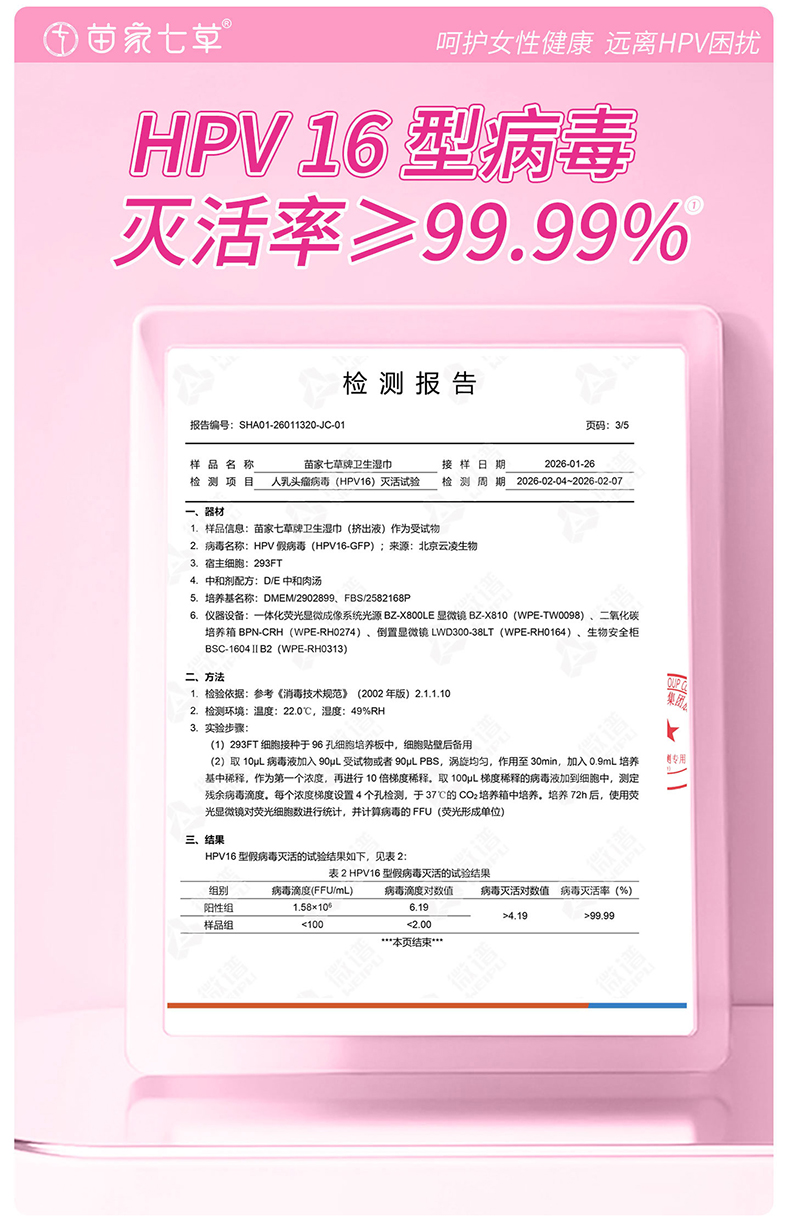 【苗家七草】草本私护卫生(便携式)湿巾30片/盒 2盒起发  独立片装 出门方便卫生(消字号)货号GM161