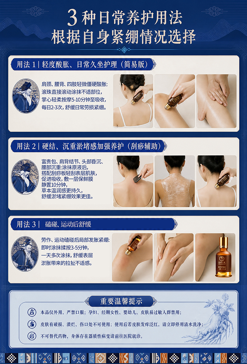 【苗家七草】筋骨舒痛液30ml/盒  黔卫健用字|外用保健用品|浓缩款