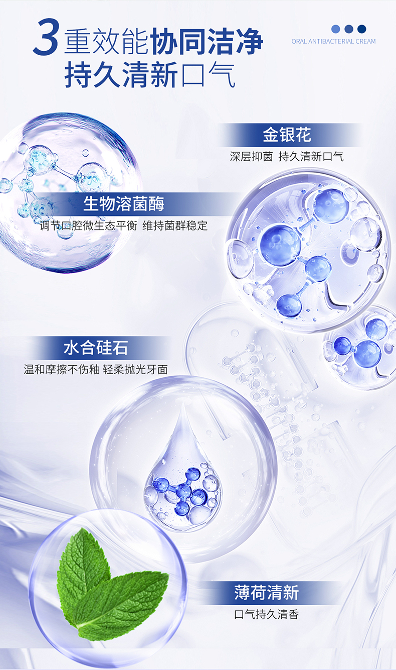 【苗家七草】幽康福口腔抑菌膏 120g/支 120支/件 货号H042